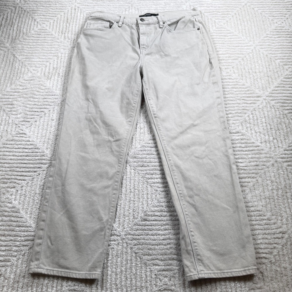 Hudson Jessi Boyfriend Jeans Women's 29 Grey Capsule Greige Contemporary Neutral